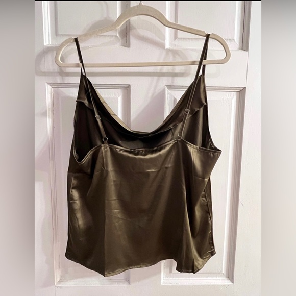 NWT khaki Silky Women’s tank top, XL (runs small) - Picture 2 of 6